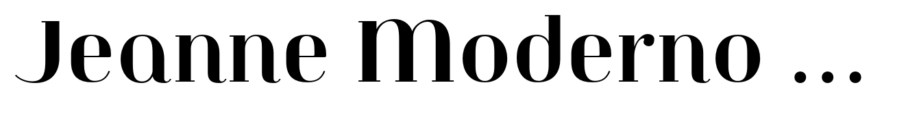Jeanne Moderno Bold